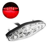 (Skaidrus)Motociklo LED galinis žibintas stabdžių žibintas 12V retro galinis žibintas, skirtas Suzuki ATV LTZ King Quad Runner DR DRZ 650 400 LTMotorinės transporto priemonės apšvietimas, Skaidrus