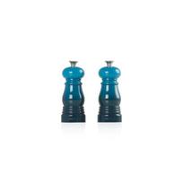 Le Creuset druskos ir pipirų malūnėlių rinkinys, 11 cm, mėlynas, 2 vnt.