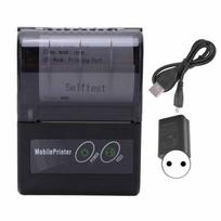 Mini nešiojamas belaidis „Bluetooth“ terminis kvitų spausdintuvas EU kištukas prekybos centrams, restoranams, IOS, „Android“, greitas spausdinimas ir paprastas montavimas