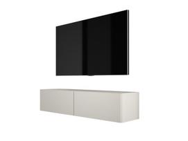 Baldai svetainei, 3XE LIVING, pakabinama TV spintelė: kašmyro spalvos, 140 × 34 × 32 cm, 1 vnt.
