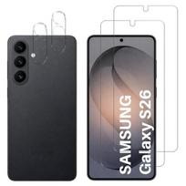 Grūdintas Stiklas Samsung Galaxy S26 ir Kameros Apsauga [2 vnt.] Phonillico® Stiklo Apsaugos Filmas