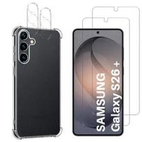 Apsauginis dėklas Samsung Galaxy S26 PLUS ir 2 grūdinti stiklai ekranui bei 2 kameros apsaugos Phonillico®