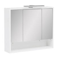 Veidrodinė spintelė su LED apšvietimu Kimi, šviesiai mėlyna / balta
