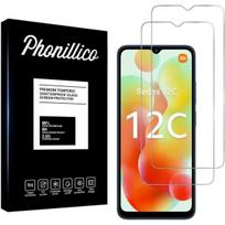 Grūdintas Stiklas Xiaomi Redmi 12C [Pakuotė 2] Ekrano Apsauginis Filmas Phonillico®