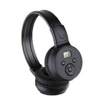 Belaidės radijo ausinės FM radijo ausinės virš ausies "Bluetooth" stereofoninės ausinės kompiuterio telefonui