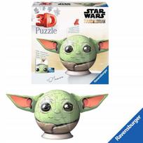 Ravensburger Puzzle 3d 72 elem. Rutulys Star Wars Grogu dėlionė vaikams