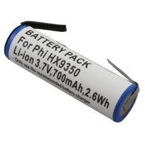 Baterija - AVIZAR - Philips Sonicare HX9340/HX9350 - Li-ion 3.7V - 700mAh - Įkraunama