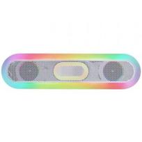 Mars Gaming MSB-ORB, Nešiojamas garsiakalbis ir garso juosta 20W, Orbilight RGB 360, Trigubas garso įrenginys, Bluetooth 5.3/MicroSD/AUX/FM, Balta