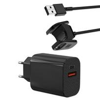 Kroviklis 12W + Laidas, suderinamas su Fitbit CHARGE 4 - Phonillico® laikrodžio įkrovimas