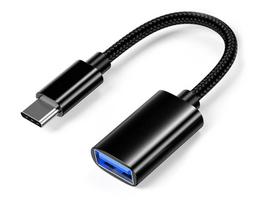 GoodBuy Adapter USB-A to Type-C3.0 OTG jungtis, juoda (OEM)