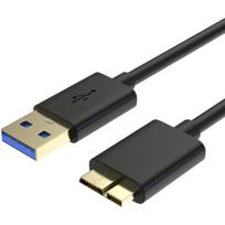 USB 3.0 M vyr. A į Micro B kabelis WD My Passport-Elements-My Book- Toshiba-Seagate-Hitachi - 1m Phonillico®