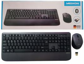 Belaidis klaviatūros ir pelės rinkinys Medion Bluetooth Qwerty