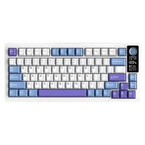 LANGTU LT75Pro belaidis mechaninis klaviatūra su spalvotu ekranu ir sukiojamu rankenėle pritaikoma RGB žaidimų klaviatūra