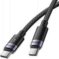 INNOSTYLE USB-C GREITO ĮKROVIMO LAIDAS, SAMSUNG, APPLE, USB TYPE C, 60W, 1M