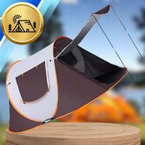 Pop-Up savaime surenkama palapinė 2 asm., 245x145x110 cm, ruda/pilka