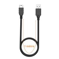 Kabelis Panasonic Lumix DMC-FT5-FS22/DMC-FS25/DMC-FS28/DMC-FS3/DMC-FS30 - MINI USB/USB 2.0 Juodas 1 Metras Phonillico®