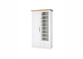 Prieškambario spinta Imv Westminster, 108 cm, balta/ąžuolinė