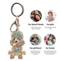 Pudelis Keychain Šuns Keychain Creative Keychain Kuprinės Žavesio Automobilio Raktų Grandinė