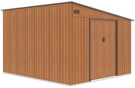Metalinis įrankių namelis JASPER 9x10 oak brown
