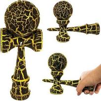 Klasikinis japoniškas žaislas Kendama, auksinė