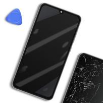 LCD ekranas - Xiaomi - Mi 9 Lite - Balta - Iš anksto sumontuota ant rėmo - Išmaniojo telefono keitimas