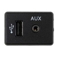 „Automotive Aux“ garso sąsajos USB sąsajos grotuvas USB lizdas, skirtas 795405022 Black