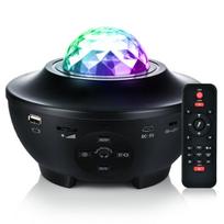 Hetang Yuese Žvaigždėtas dangus projektorius, dinaminis LED projektorius šviesos projektorius 10 juostelių Bluetooth muzikos grotuvas Nuotolinio valdymo pultas Reguliuojamas laikmatis Naktinė šviesa kūdikių vaikų kambario dekoravimui