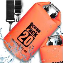 Neperšlampama dėtuvė daiktams, kajako kuprinė, 20L, oranžinė