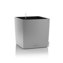 Lechuza vazonai Cube Premium 50 cm, Sidabrinė metalinė