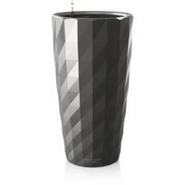 Gėlių vazonas LECHUZA Diamante Premium, antracito spalvos