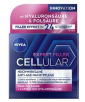 Naktinis veido kremas su Magnolijos ekstraktu Nivea Cellular Filler, 50 ml