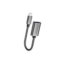 Adapter Dudao L15t Usb-c - Usb-a Otg, pilkos spalvos