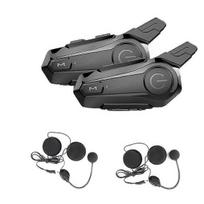 2 Vnt. Bluetooth Domofono Motociklo Pusės Šalmo Bluetooth Ausinės, Skirtos 2 Vairuotojams