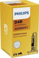 Automobilinė ksenon lemputė Philips Xenon Vision D4R +30% 4600k