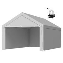 Stogo tentas automobiliui 6 x 4 m, pilkas