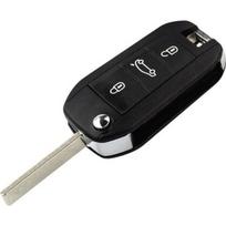 Peugeot 208 308 508 2008 3008 5008 Citroen C4 Cactus C5 C-Elysee raktinis pultelis - 3 mygtukų nuotolinio valdymo pultas Phonillico®