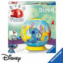 Ravensburger 3d dėlionė 72 elementai kamuolys Stitch Disney dėlionė vaikams