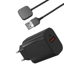 Įkroviklis 12W + Laidas, suderinamas su Fitbit VERSA 4/VERSA 3/SENSE 2/SENSE - Phonillico® laikrodžio įkrovimas