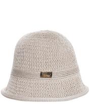 Pinta šiaudinė kepurė BUCKET HAT su dekoratyvine lėkšte 18755-uniw, unisize
