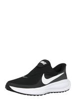 NIKE Bėgimo batai 'Revolution 8 EasyOn' juoda / balta
