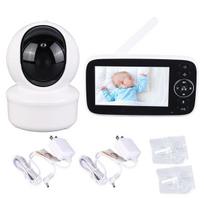 4,3 colio belaidis kūdikių monitorius su naktiniu matymu, 2,4 GHz nuotolinis stebėjimas, 100–240 V, 4 colių ekranas Baby Watcher kamera su ilgo nuotolio aprėpia