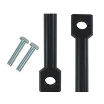 Motociklų aksesuarai vairo stovo spaustukų rinkinys 22/25mm universalus aliuminis~6087