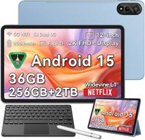 Planšetinis kompiuteris Blackview MEGA2 11.97" Android 15 2.4G+5G Wifi, RAM 36 Go ROM 256 Go/SD 2 To 9000mAh Mėlyna + K1