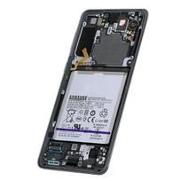 LCD ekranas - Samsung - Galaxy S21 - Originalus - Jutiklinis stiklas - Pilka