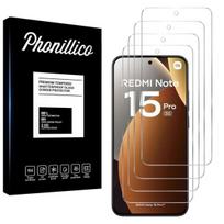 Grūdintas Stiklas Xiaomi Redmi Note 15 PRO 5G [Pakuotė 4] Ekrano Apsauginis Filmas Phonillico®