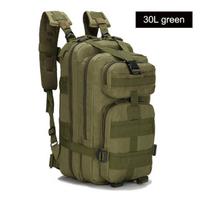 žalia 30L- 30L arba 50L karinės kuprinės 1000D nailono vandeniui atspari kuprinė lauko taktinės kuprinės stovyklavietės medžioklės kuprinės krepšys, žalias 30l