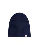 GOBI Cashmere Megzta kepurė 'Unisex Cashmere Rib Knit Hat' tamsiai mėlyna