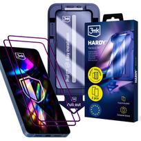 Grūdintas stiklas Samsung Galaxy S24 Ultra 3mk Hardy Hardura 9H su aplikatorium, 2 vnt.
