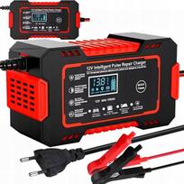 Automatinis Automobilių Akumuliatorių Įkroviklis 12V 10A Su Taisymo Funkcija Ir Lcd Ekranu
