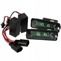 LED numerių apšvietimo rinkinys ME Premium, 2 Led Numerio Žibintų Rinkinys, Golf Iv V Vi Vii Hb Polo 6n 9n, ME Premium